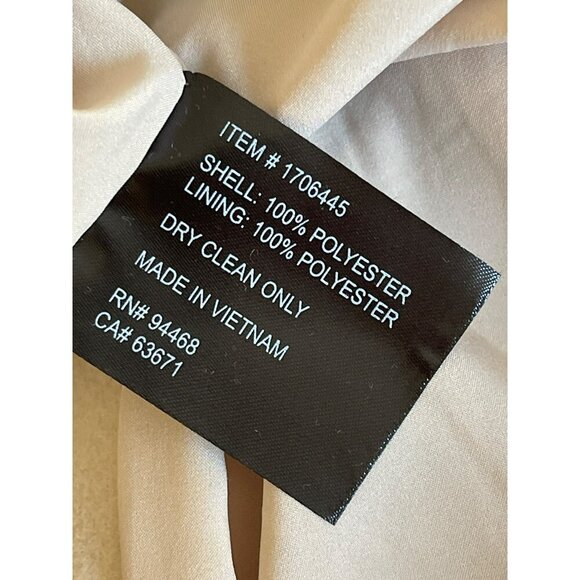 Tahari Size XXL Beige Belted Wrap Tie Winter Coat Beige NWT - Picture 8 of 8